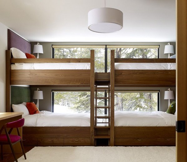 Thiết kế giường tầng dành cho phòng ngủ của trẻ