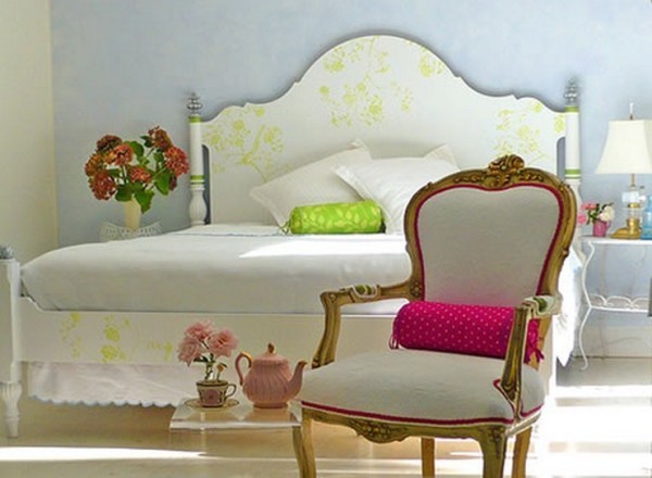 Phòng ngủ sang trong phong cách Shabby