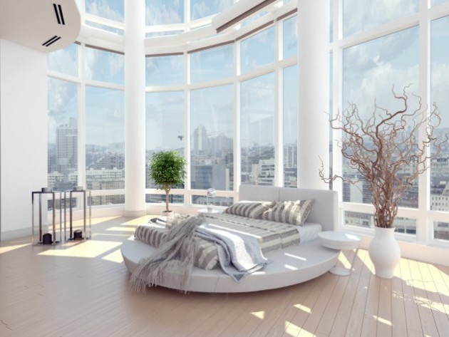Êm đềm với gam màu trắng cho phòng ngủ
