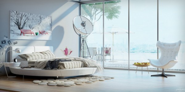 Mẫu phòng ngủ đơn giản gần gũi thiên nhiên