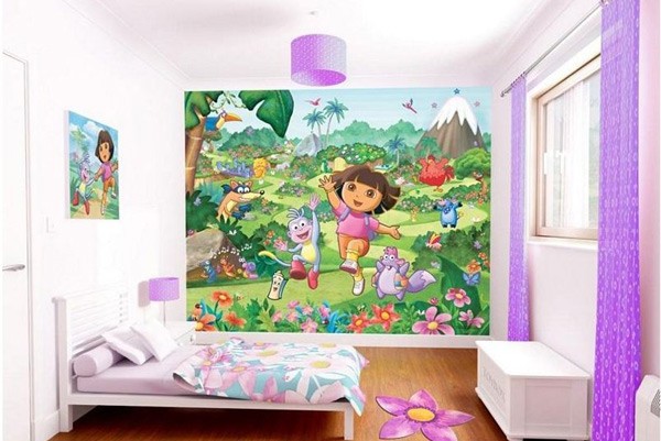 Phòng ngủ đáng yêu với gam hồng cho bạn gái