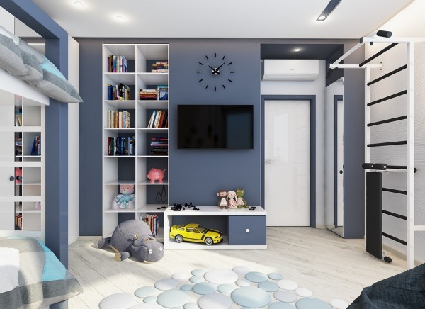 Thiết kế phòng ngủ đáng yêu cho con bạn