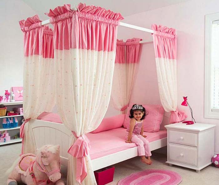 Phòng ngủ cinh xắn cho bé gái
