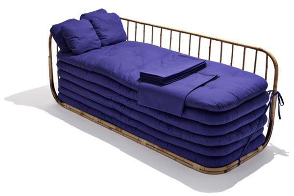 Giường nệm sofa ấn tượng cho phòng khách
