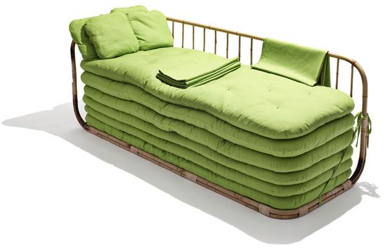 Giường nệm sofa ấn tượng cho phòng khách