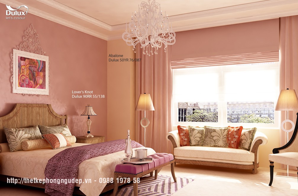 Trang trí phòng ngủ với ảnh treo tường.